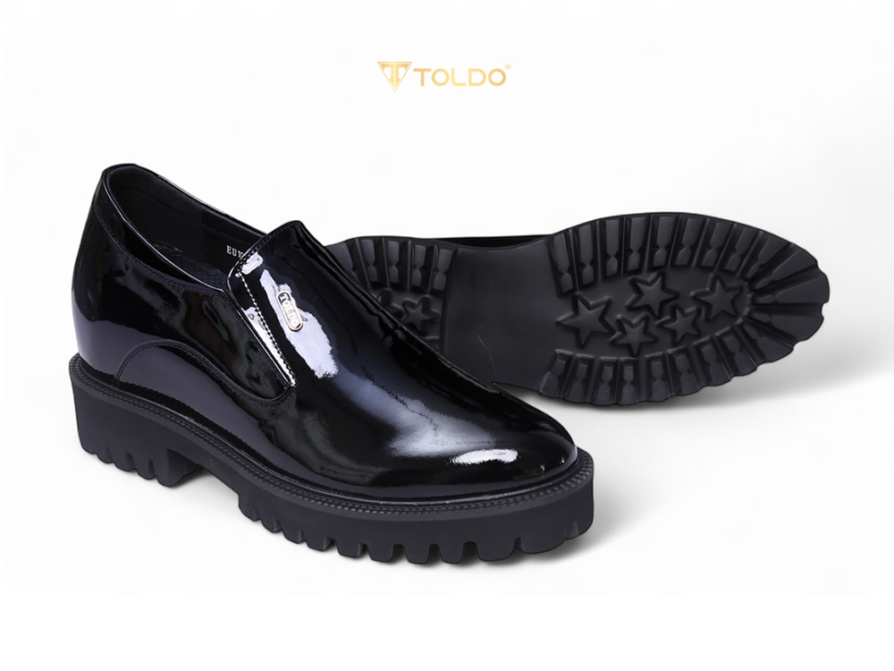 Giày cao 12cm siêu nhẹ da thật 11